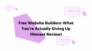 We break down what you're really giving up with free website builders, so you can make an informed decision about whether they're right for your business.